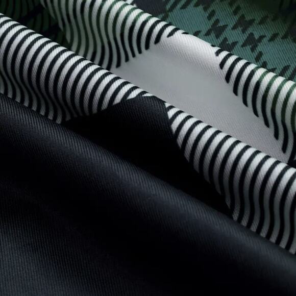 Plus Size Plaid Empire Waist Top Flutter Sleeve Heart Belt Green 4XL (US 26) New - Picture 7 of 13